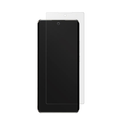 OppoA2 Pro mit aufgebrachter dipos Displayschutzfolie, die lästige Fingerabdrücke minimiert
