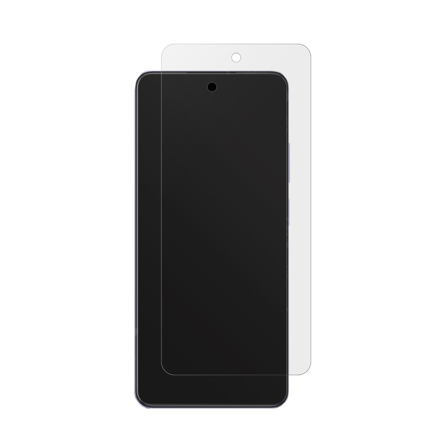 OppoA3i mit aufgebrachter dipos Displayschutzfolie, die lästige Fingerabdrücke minimiert