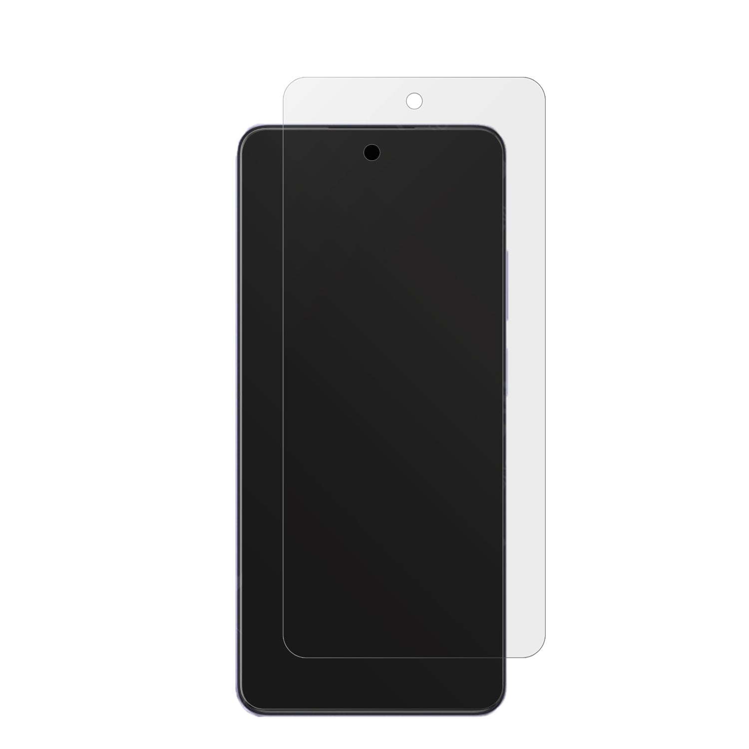 OppoA3i mit aufgebrachter dipos Displayschutzfolie, die lästige Fingerabdrücke minimiert