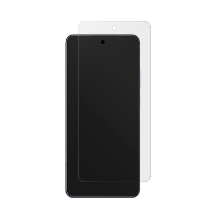 OppoA3i mit aufgebrachter dipos Displayschutzfolie, die lästige Fingerabdrücke minimiert
