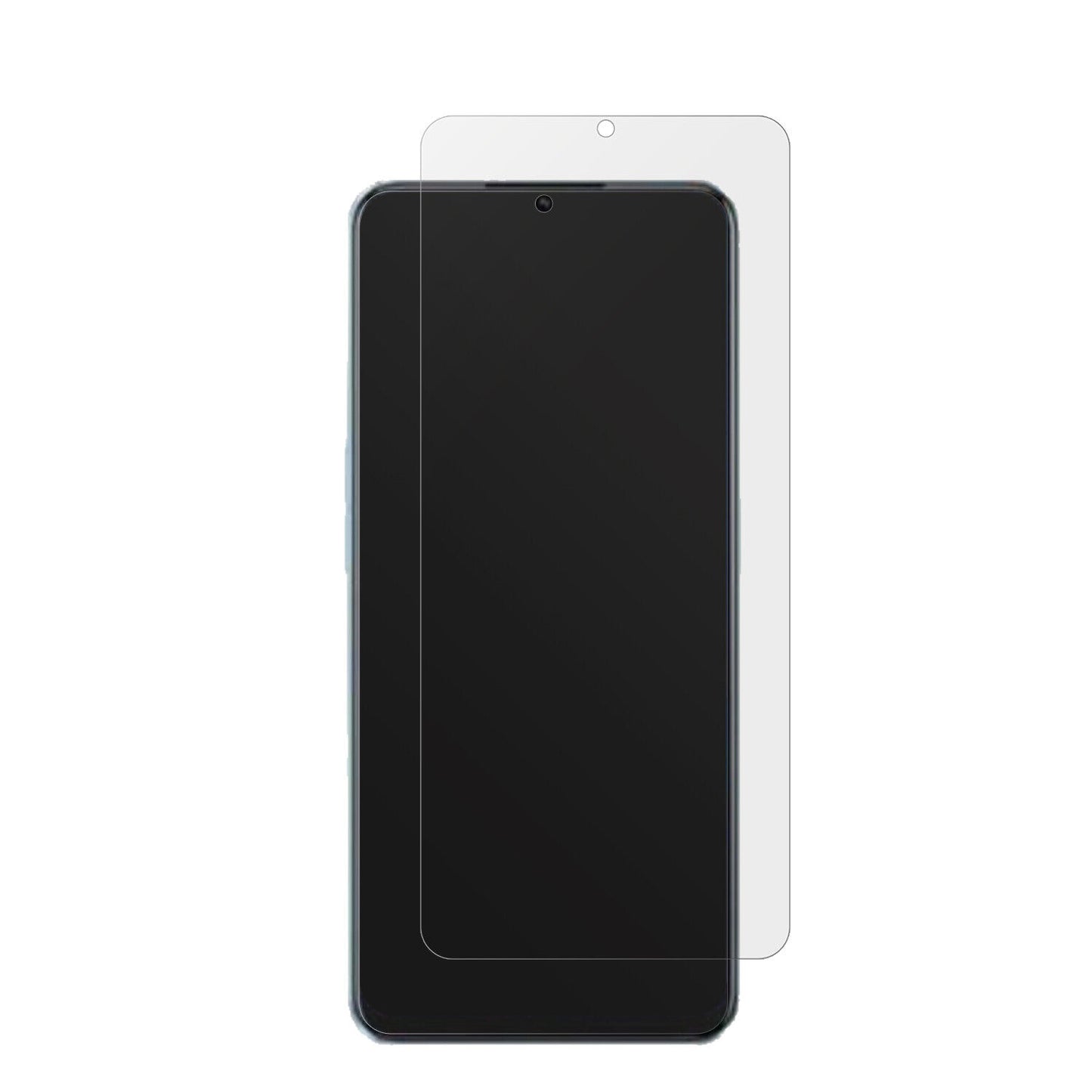 OPPOA58x mit aufgebrachter dipos Displayschutzfolie, die lästige Fingerabdrücke minimiert