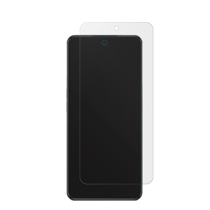 OppoA98 5G mit aufgebrachter dipos Displayschutzfolie, die lästige Fingerabdrücke minimiert