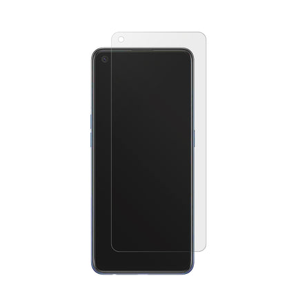 OppoF19 mit aufgebrachter dipos Displayschutzfolie, die lästige Fingerabdrücke minimiert