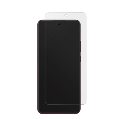 OppoF25 Pro mit aufgebrachter dipos Displayschutzfolie, die lästige Fingerabdrücke minimiert