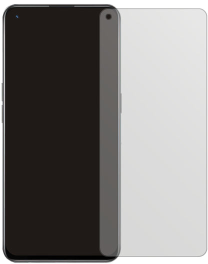 OPPOK9 5G mit aufgebrachter dipos Displayschutzfolie, die lästige Fingerabdrücke minimiert