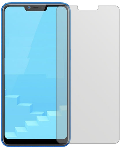 OppoRealme C1 mit aufgebrachter dipos Displayschutzfolie, die lästige Fingerabdrücke minimiert