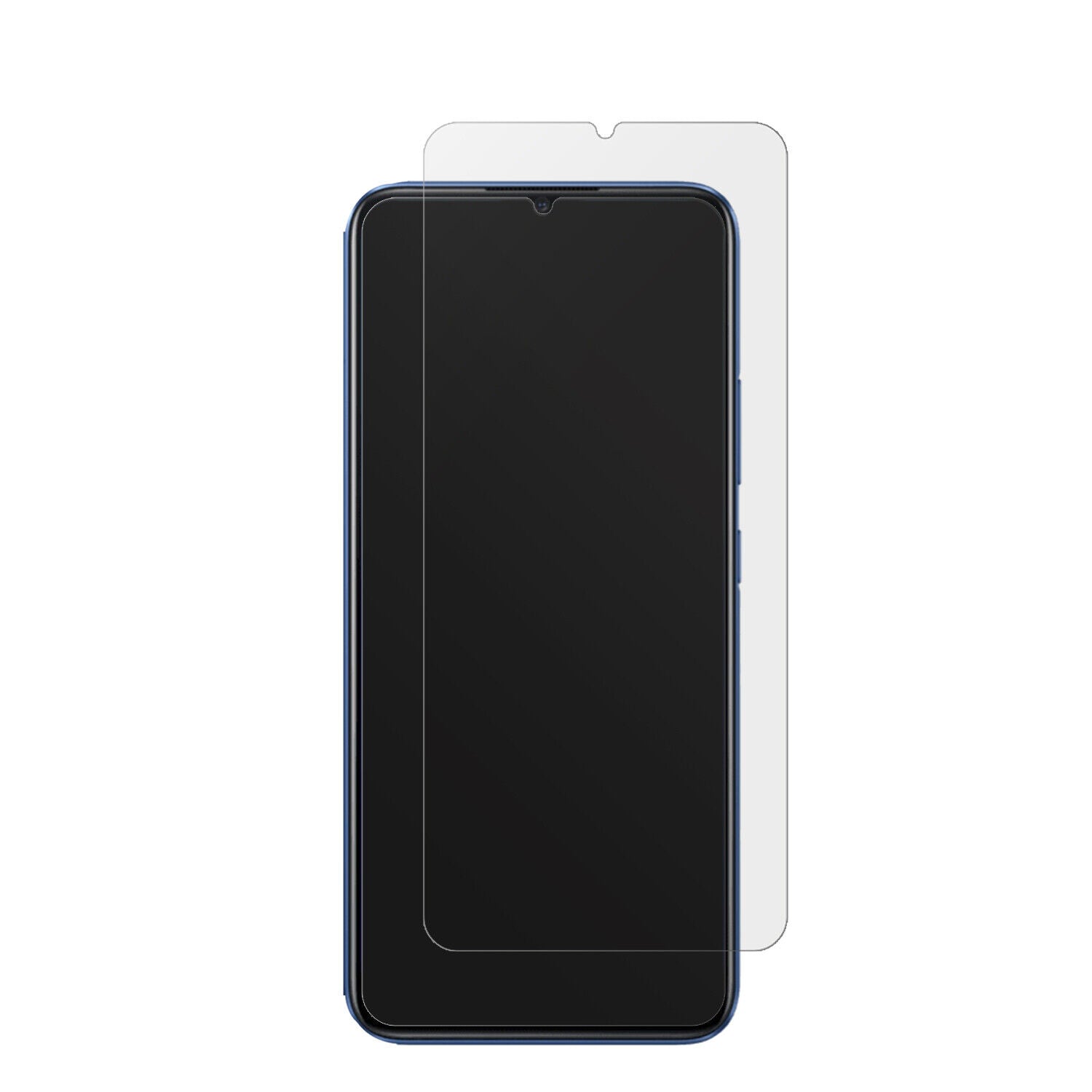 OppoRealme C3i mit aufgebrachter dipos Displayschutzfolie, die lästige Fingerabdrücke minimiert