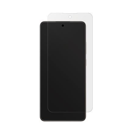 OppoReno 12FS 5G mit aufgebrachter dipos Displayschutzfolie, die lästige Fingerabdrücke minimiert