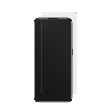 OppoReno 7 5G mit aufgebrachter dipos Displayschutzfolie, die lästige Fingerabdrücke minimiert