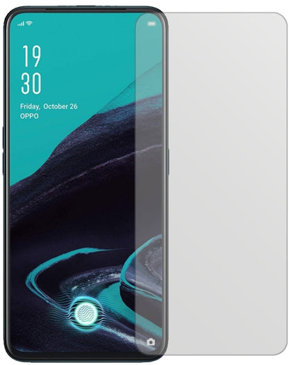 OppoReno2 Z mit aufgebrachter dipos Displayschutzfolie, die lästige Fingerabdrücke minimiert