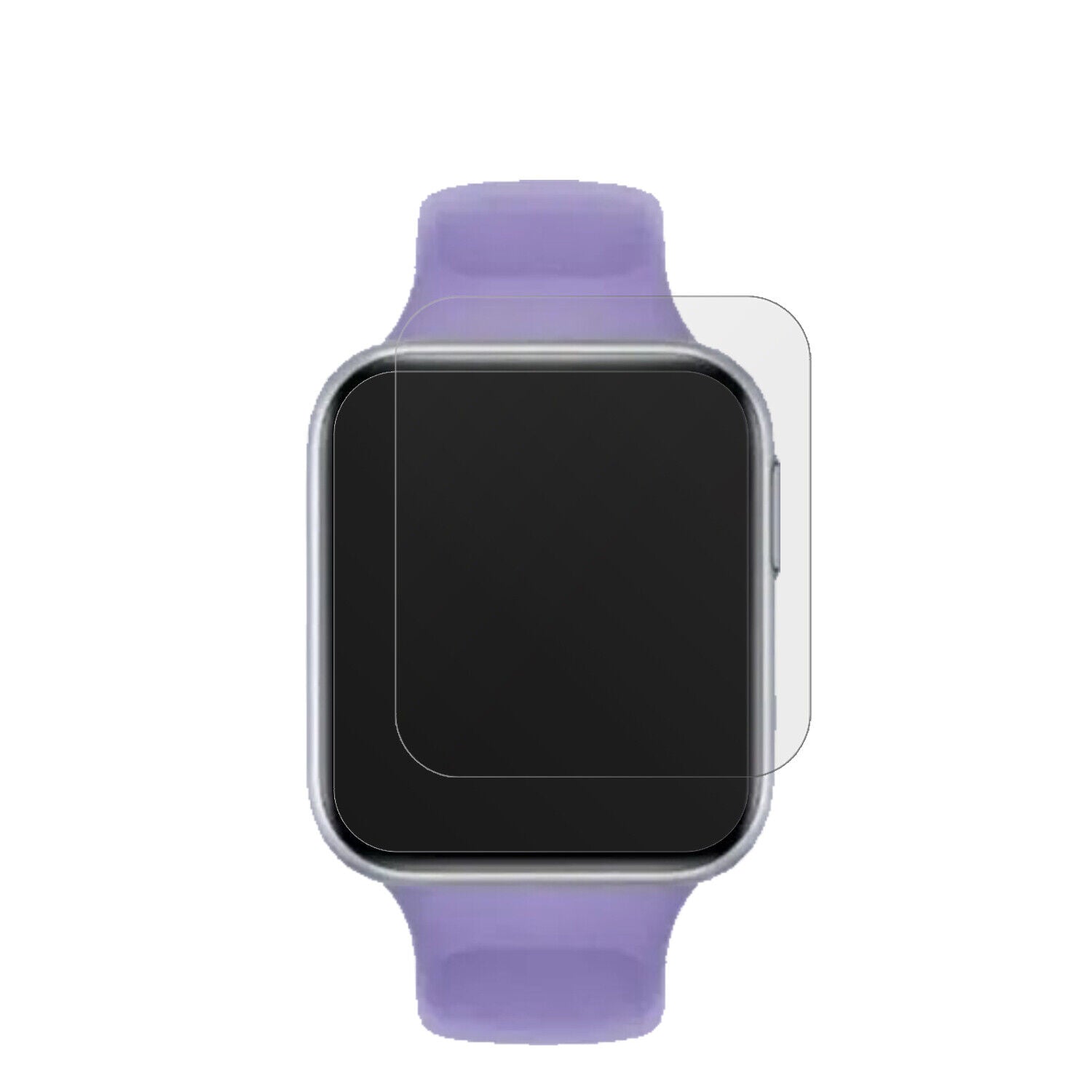 OppoWatch SE mit aufgebrachter dipos Displayschutzfolie, die lästige Fingerabdrücke minimiert