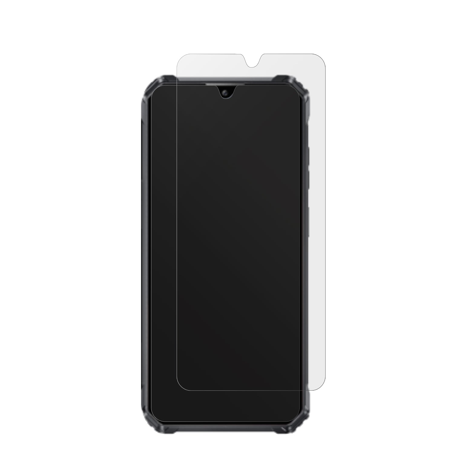 OukitelG1 mit aufgebrachter dipos Displayschutzfolie, die lästige Fingerabdrücke minimiert