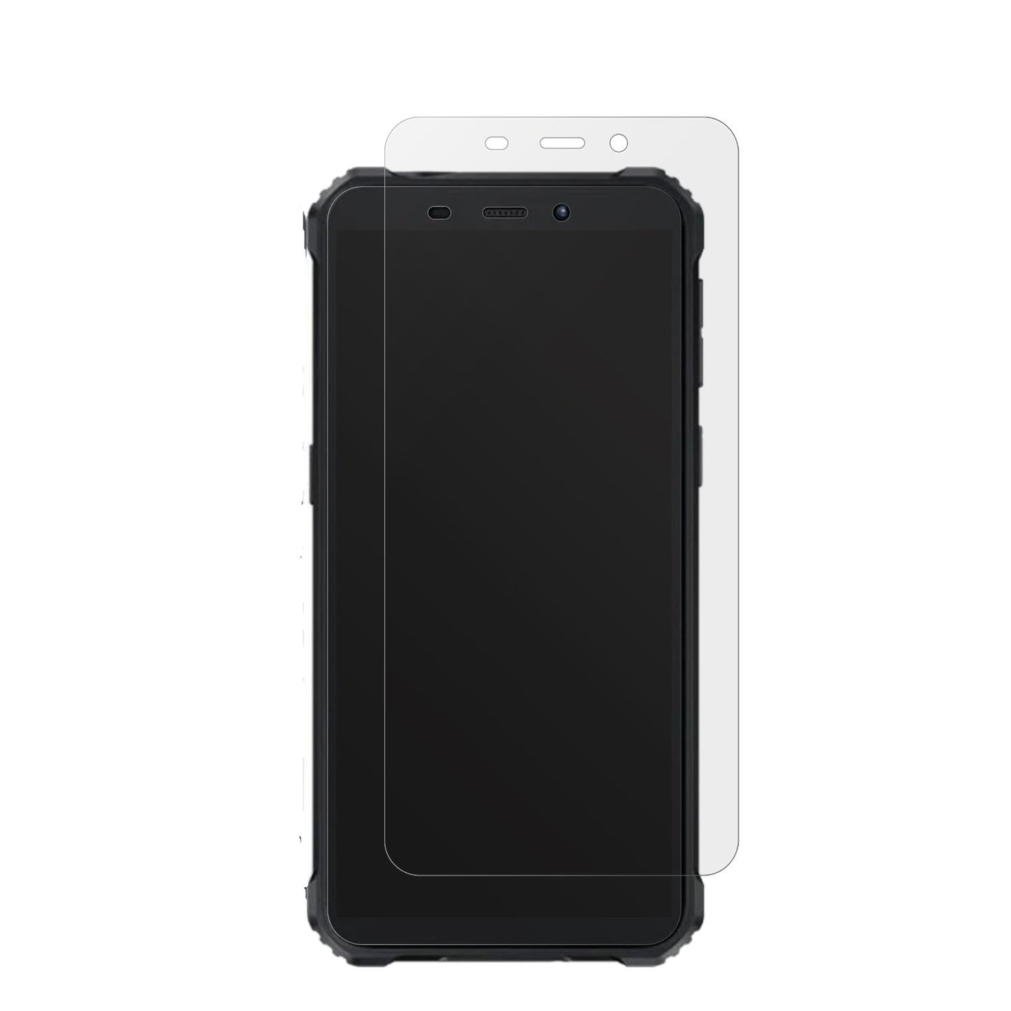 OukitelG3 Outdoor mit aufgebrachter dipos Displayschutzfolie, die lästige Fingerabdrücke minimiert