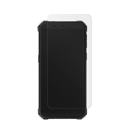 OukitelG3 Outdoor mit aufgebrachter dipos Displayschutzfolie, die lästige Fingerabdrücke minimiert