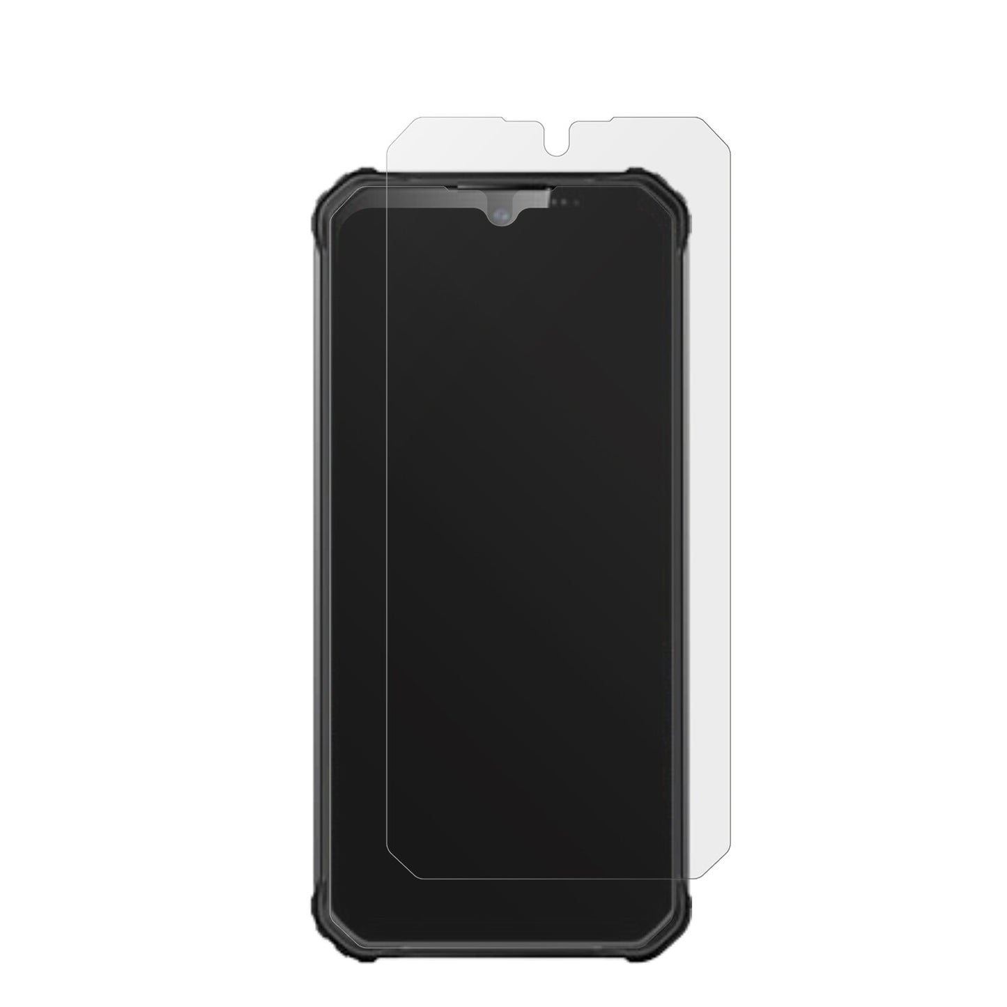OukitelWP22 mit aufgebrachter dipos Displayschutzfolie, die lästige Fingerabdrücke minimiert