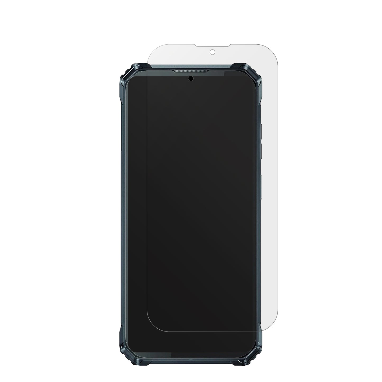 OukitelWP28E mit aufgebrachter dipos Displayschutzfolie, die lästige Fingerabdrücke minimiert