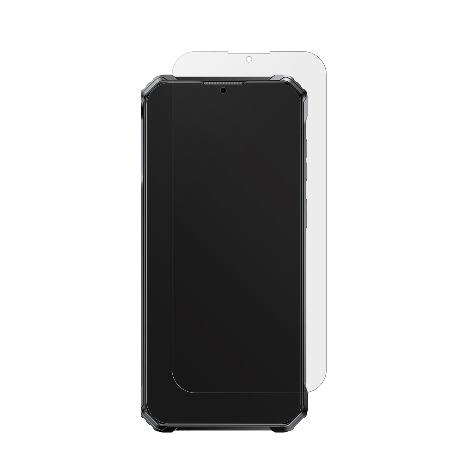 OukitelWP38 mit aufgebrachter dipos Displayschutzfolie, die lästige Fingerabdrücke minimiert