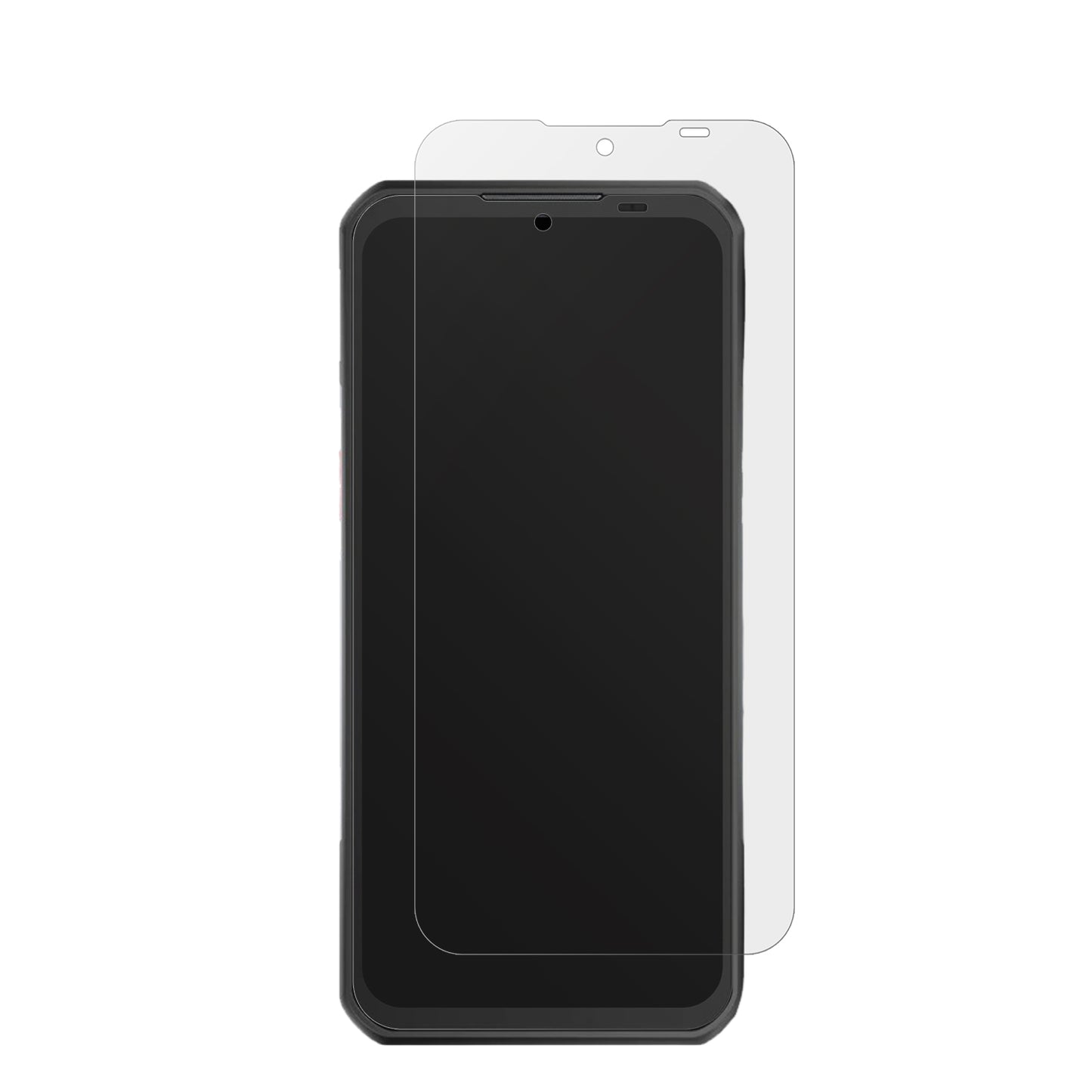 OukitelWP55 mit aufgebrachter dipos Displayschutzfolie, die lästige Fingerabdrücke minimiert