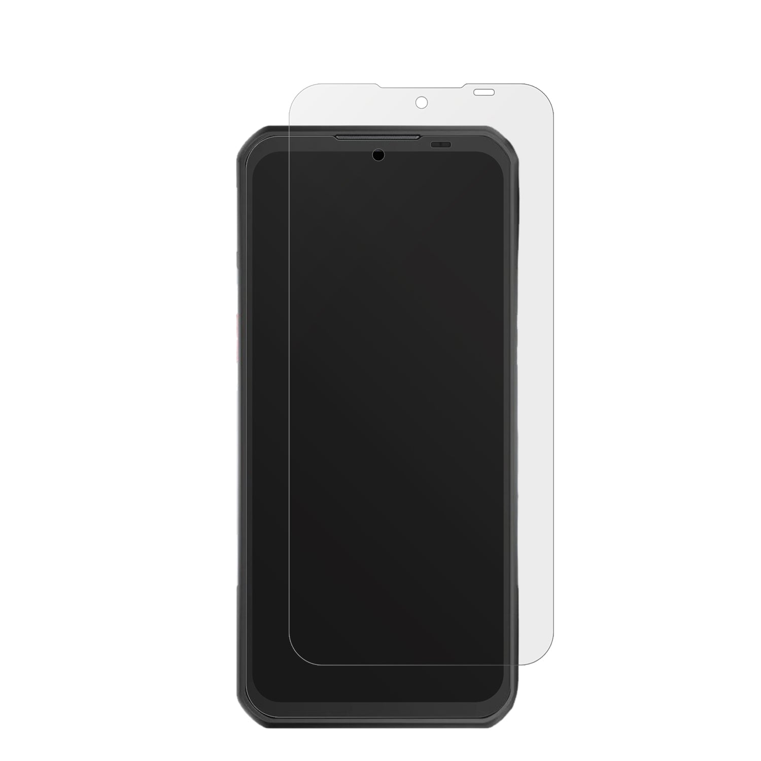 OukitelWP55 mit aufgebrachter dipos Displayschutzfolie, die lästige Fingerabdrücke minimiert
