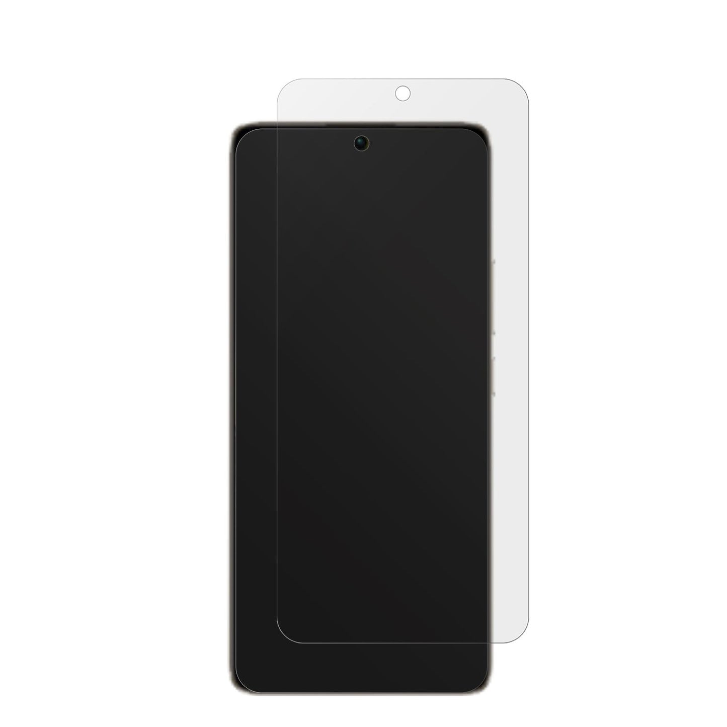 PocoF6 mit aufgebrachter dipos Displayschutzfolie, die lästige Fingerabdrücke minimiert