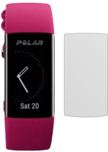 PolarA370 mit aufgebrachter dipos Displayschutzfolie, die lästige Fingerabdrücke minimiert