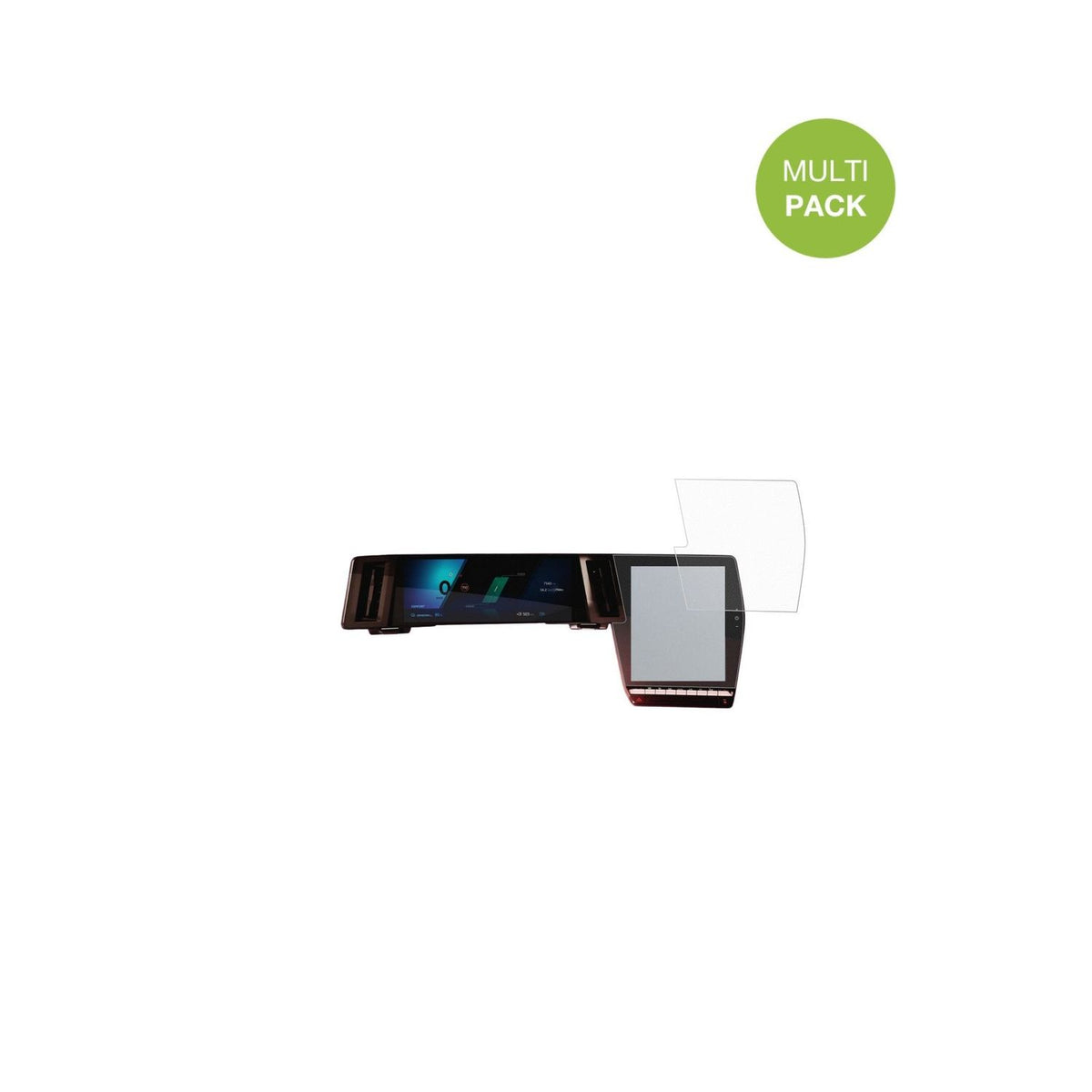 2x Schutzfolie matt für Renault Austral openR Link 12 Display-Schutzfolie