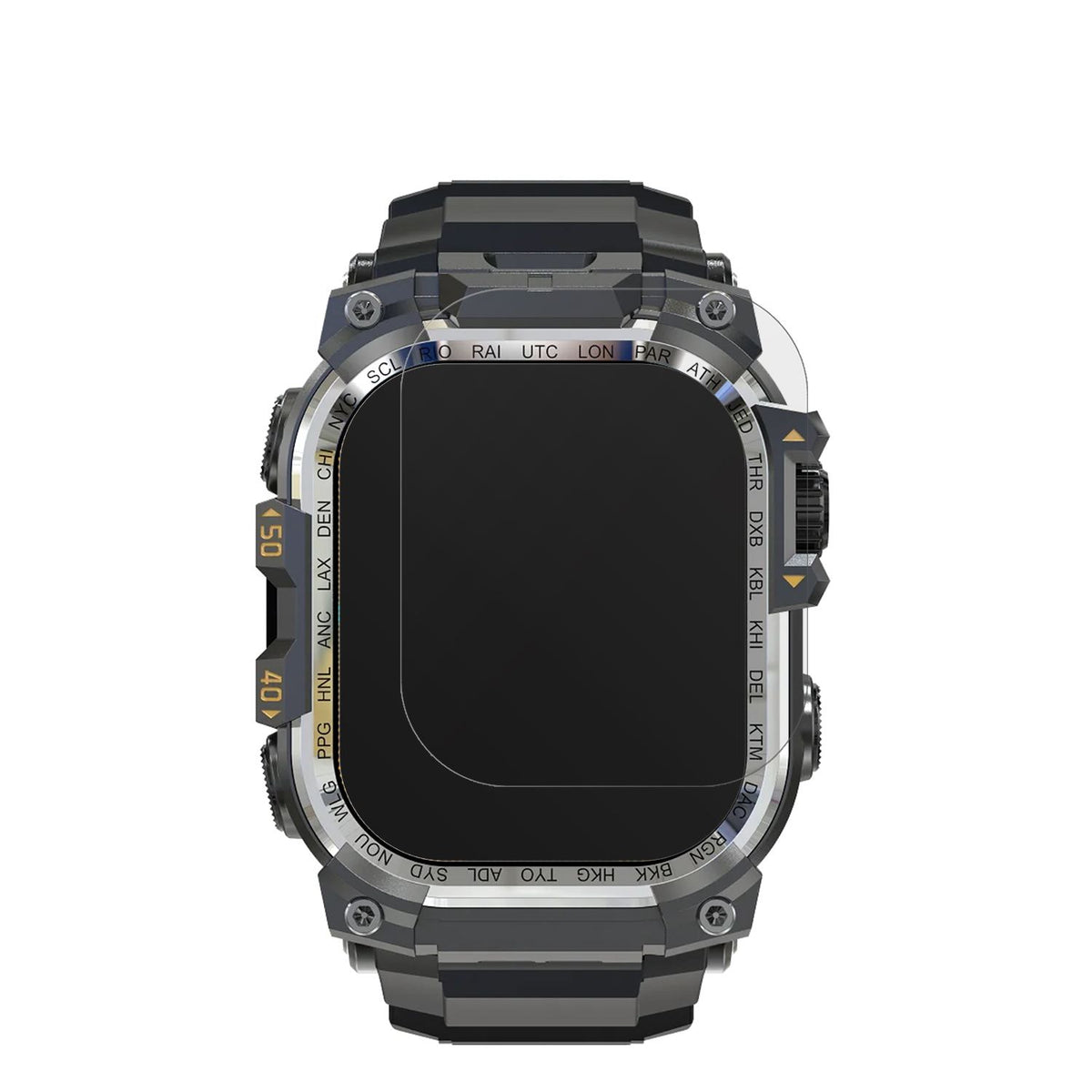RollmeHero X mit aufgebrachter dipos Displayschutzfolie, die lästige Fingerabdrücke minimiert