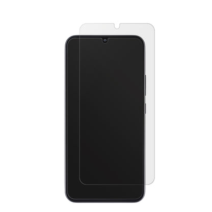 SamsungGalaxy A34 5G mit aufgebrachter dipos Displayschutzfolie, die lästige Fingerabdrücke minimiert