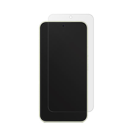 SamsungGalaxy A54 5G mit aufgebrachter dipos Displayschutzfolie, die lästige Fingerabdrücke minimiert