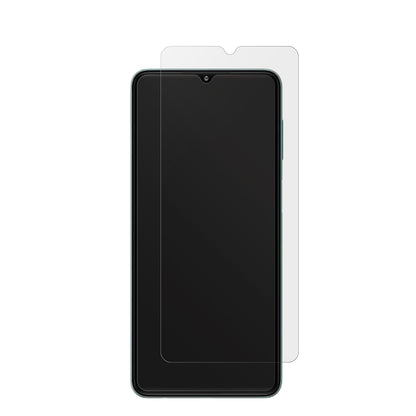 SamsungGalaxy F23 5G mit aufgebrachter dipos Displayschutzfolie, die lästige Fingerabdrücke minimiert