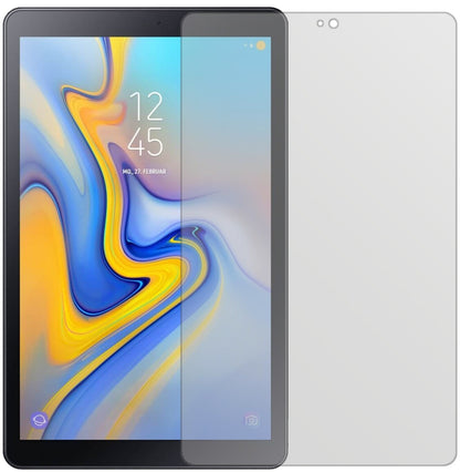 SamsungGalaxy Tab A 10.5 mit aufgebrachter dipos Displayschutzfolie, die lästige Fingerabdrücke minimiert