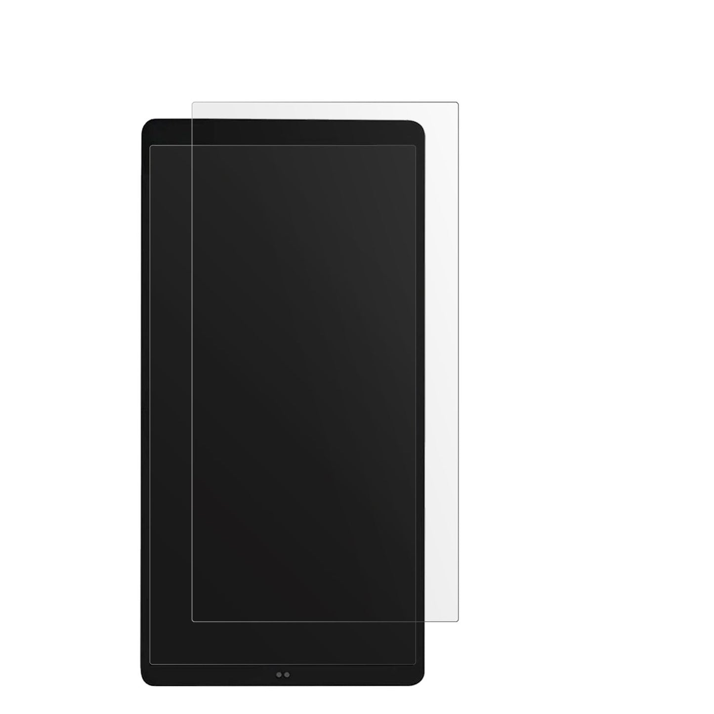 ShellyWall Display X2 mit aufgebrachter dipos Displayschutzfolie, die lästige Fingerabdrücke minimiert