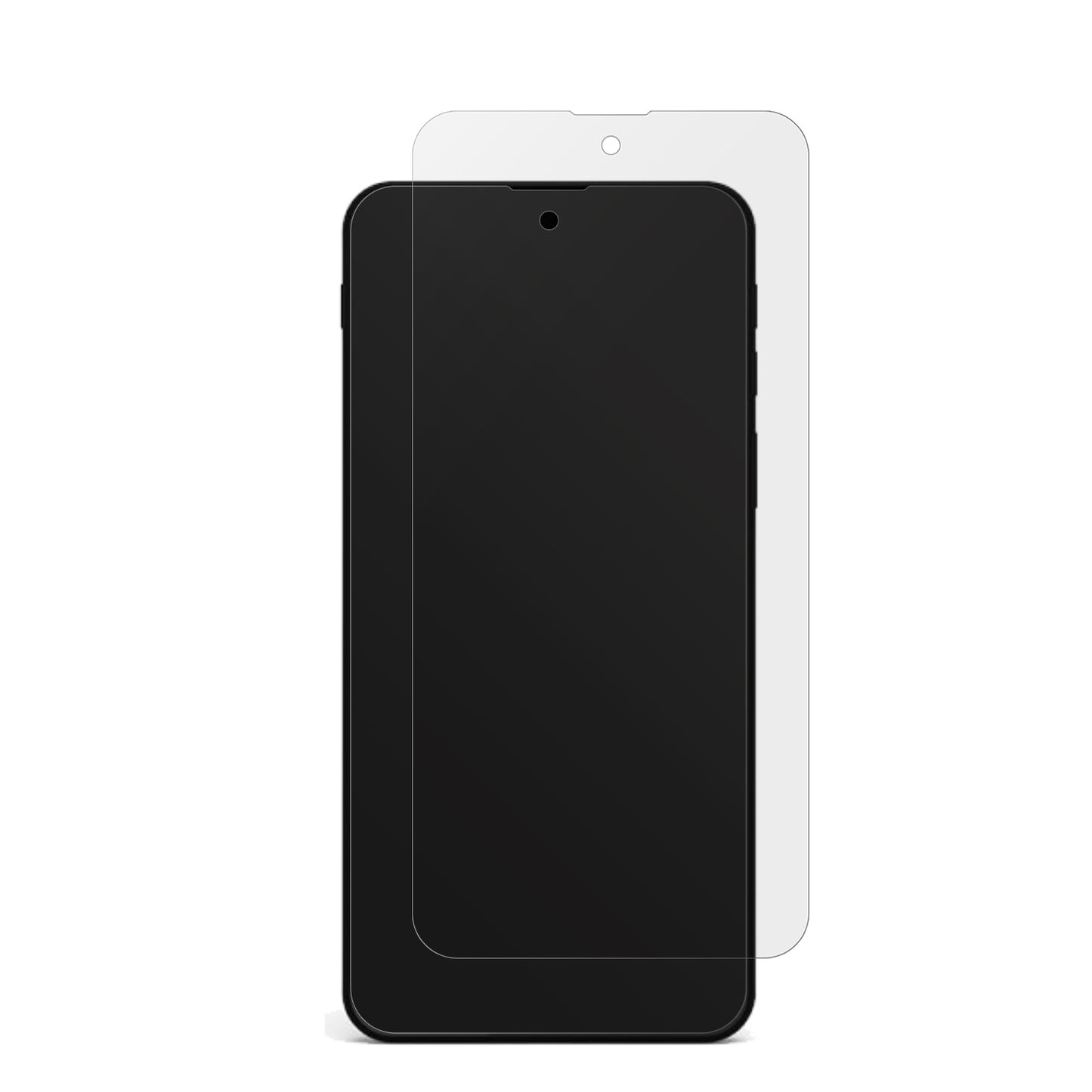 Shiftphone8 mit aufgebrachter dipos Displayschutzfolie, die lästige Fingerabdrücke minimiert