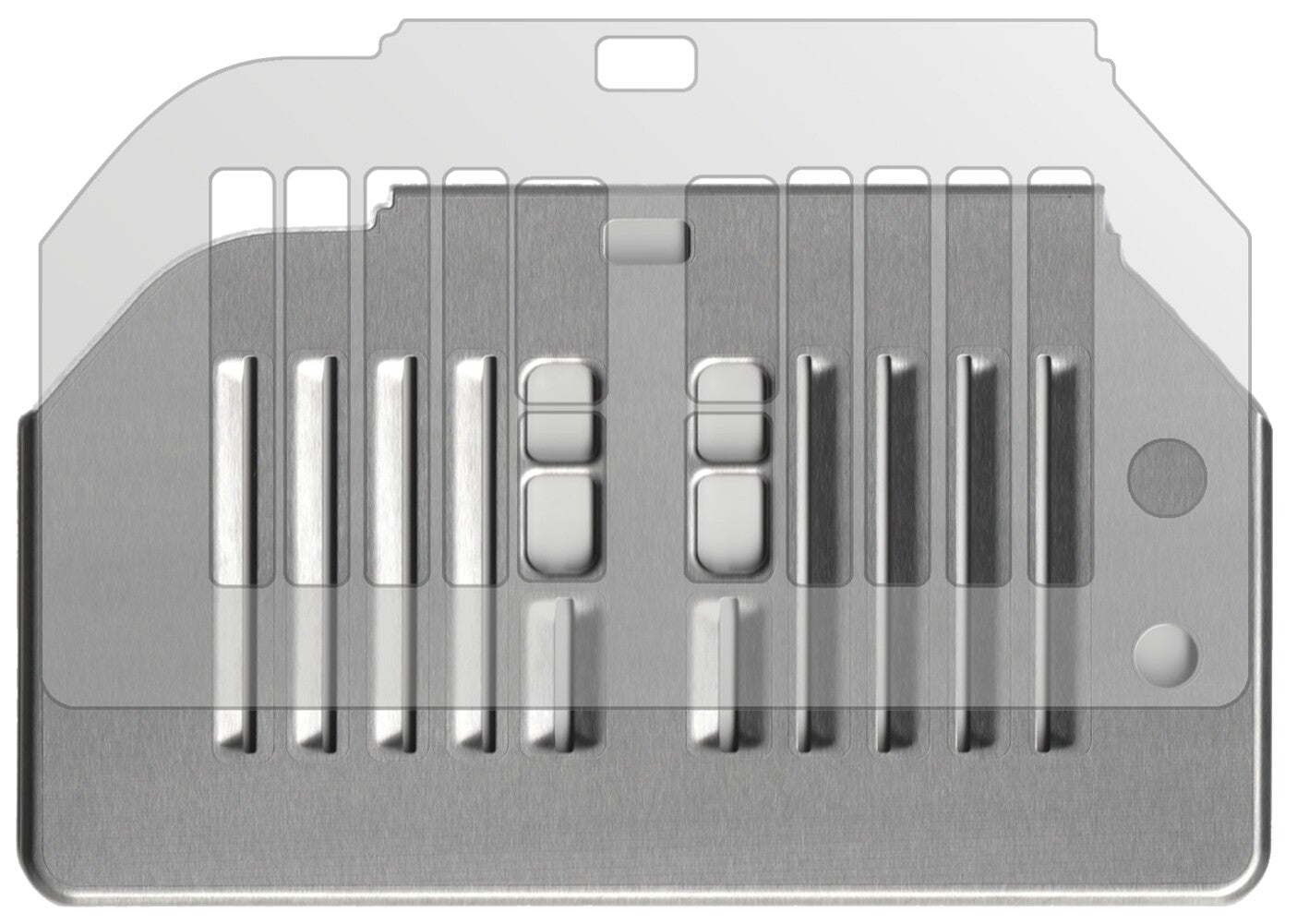 SiemensEQ.6 Plus s700 TE657503DE Tropfblech mit aufgebrachter dipos Displayschutzfolie, die lästige Fingerabdrücke minimiert