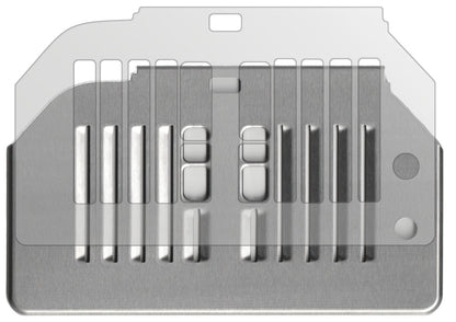 SiemensEQ.6 TE613501DE Series 300 Tropfblech mit aufgebrachter dipos Displayschutzfolie, die lästige Fingerabdrücke minimiert