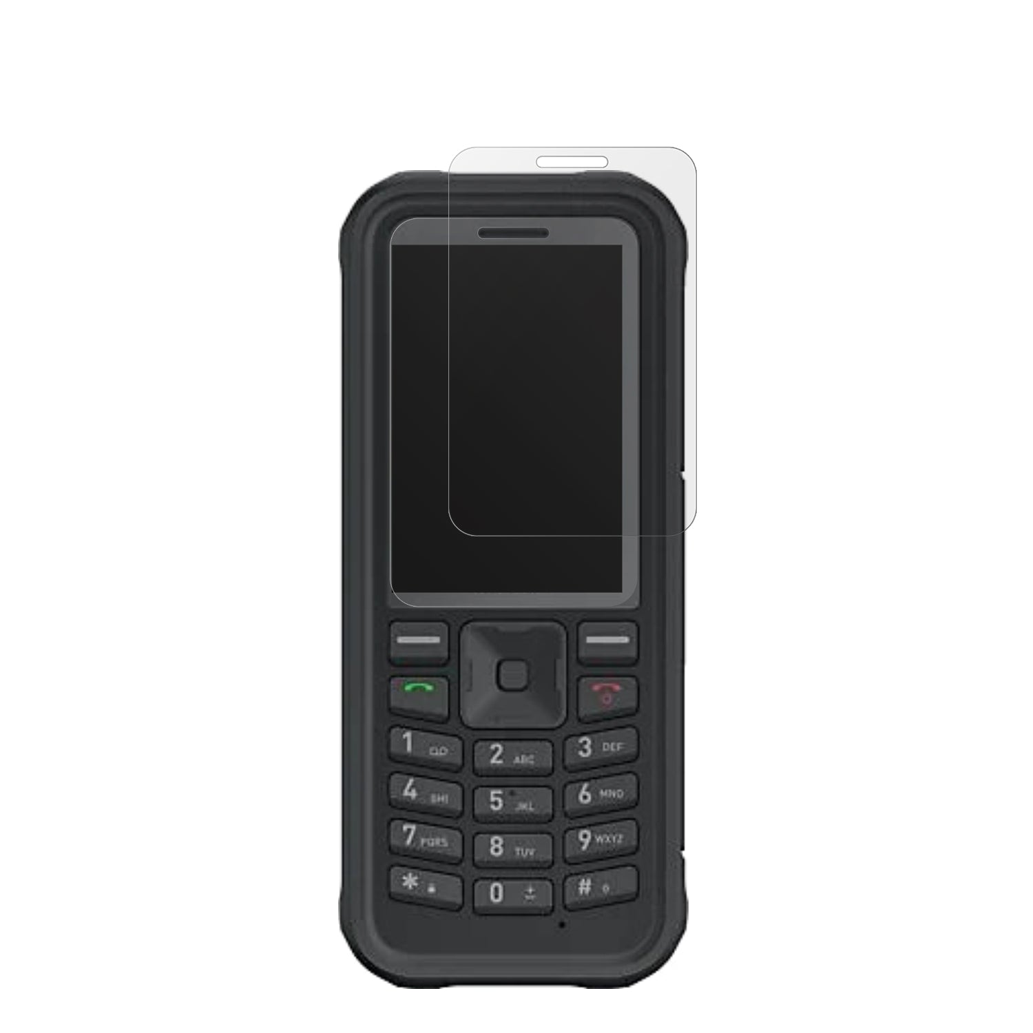SonimXP100 mit aufgebrachter dipos Displayschutzfolie, die lästige Fingerabdrücke minimiert