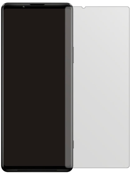 SonyXperia 1 III mit aufgebrachter dipos Displayschutzfolie, die lästige Fingerabdrücke minimiert