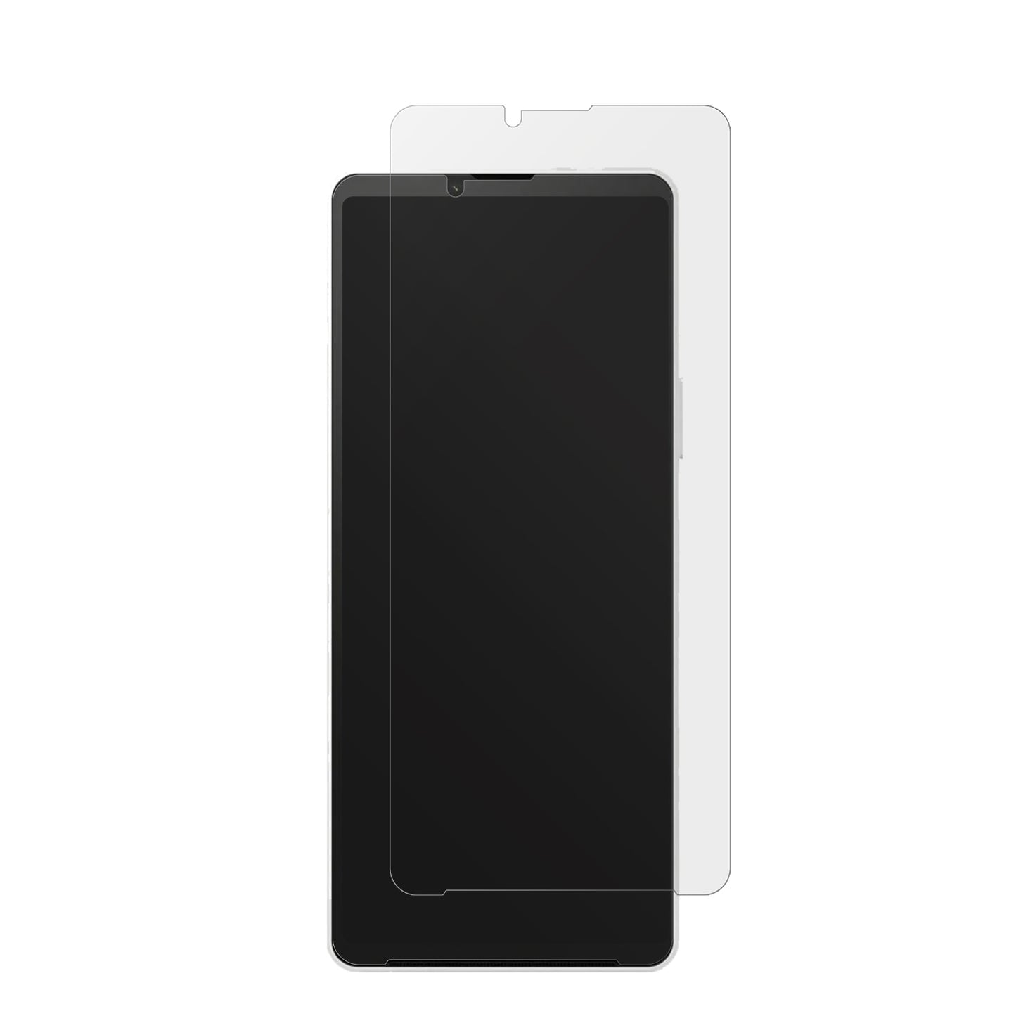 SonyXperia 10 VI mit aufgebrachter dipos Displayschutzfolie, die lästige Fingerabdrücke minimiert