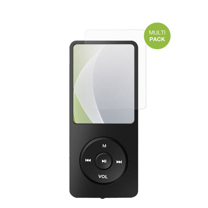 TarswesiBFQ-LCT01 MP3-Player mit aufgebrachter dipos Displayschutzfolie, die lästige Fingerabdrücke minimiert