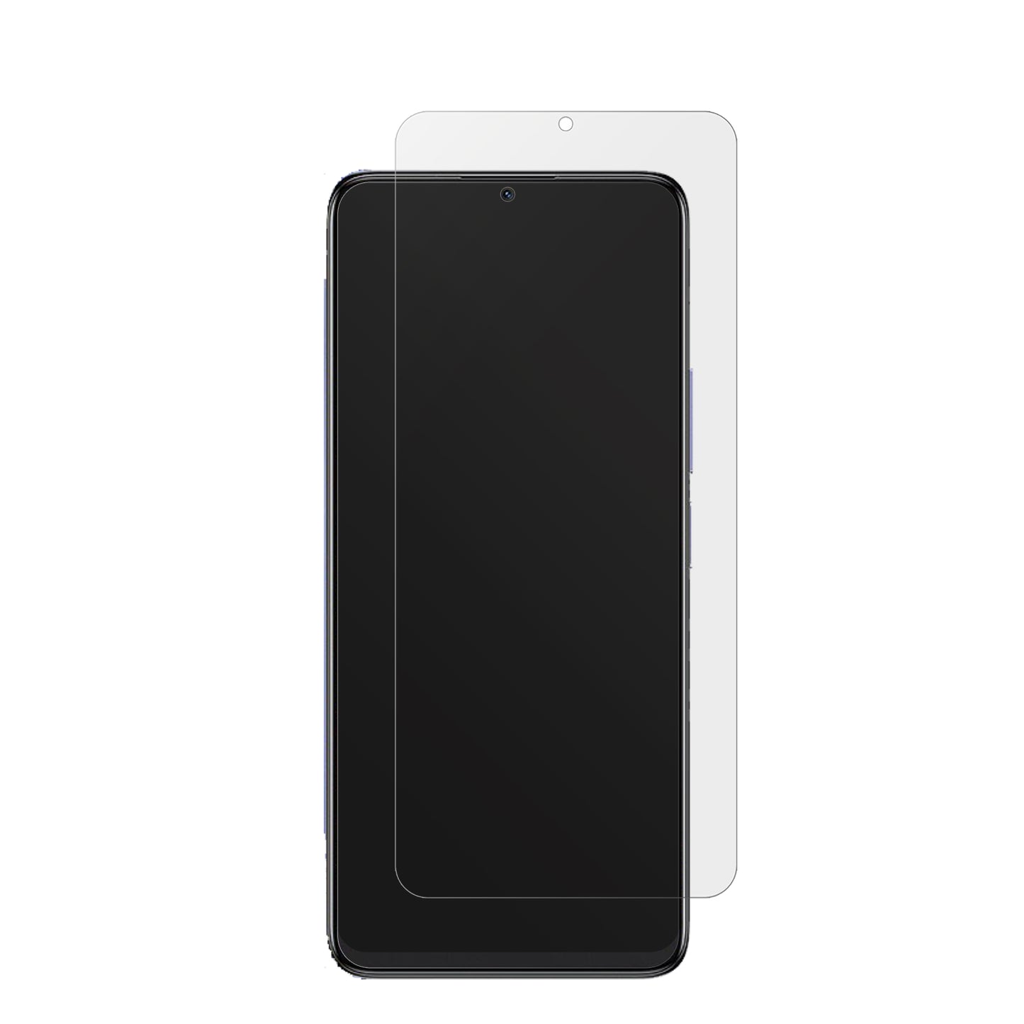 TCL40 SE mit aufgebrachter dipos Displayschutzfolie, die lästige Fingerabdrücke minimiert