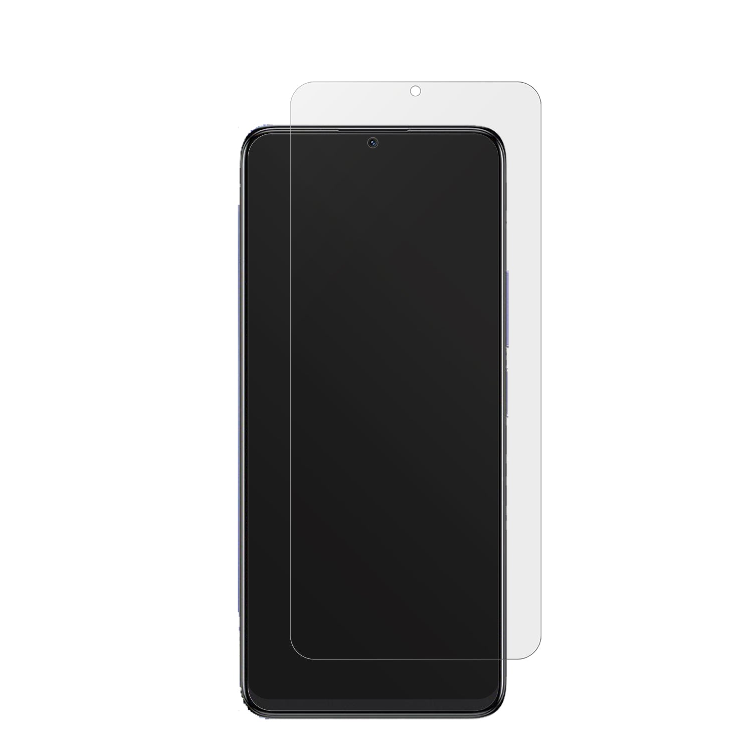 TCL40 SE mit aufgebrachter dipos Displayschutzfolie, die lästige Fingerabdrücke minimiert