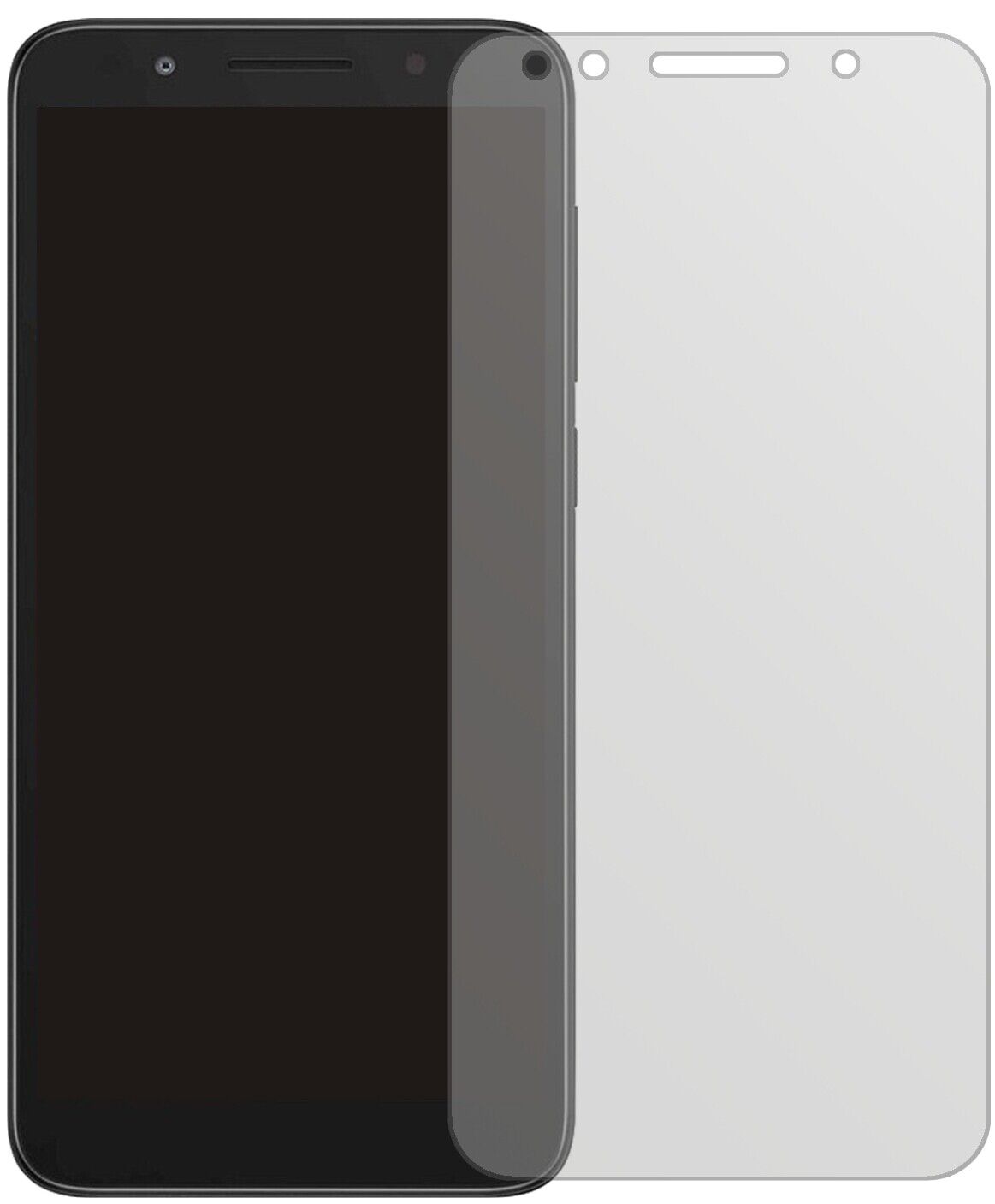 TCLL9 Plus mit aufgebrachter dipos Displayschutzfolie, die lästige Fingerabdrücke minimiert