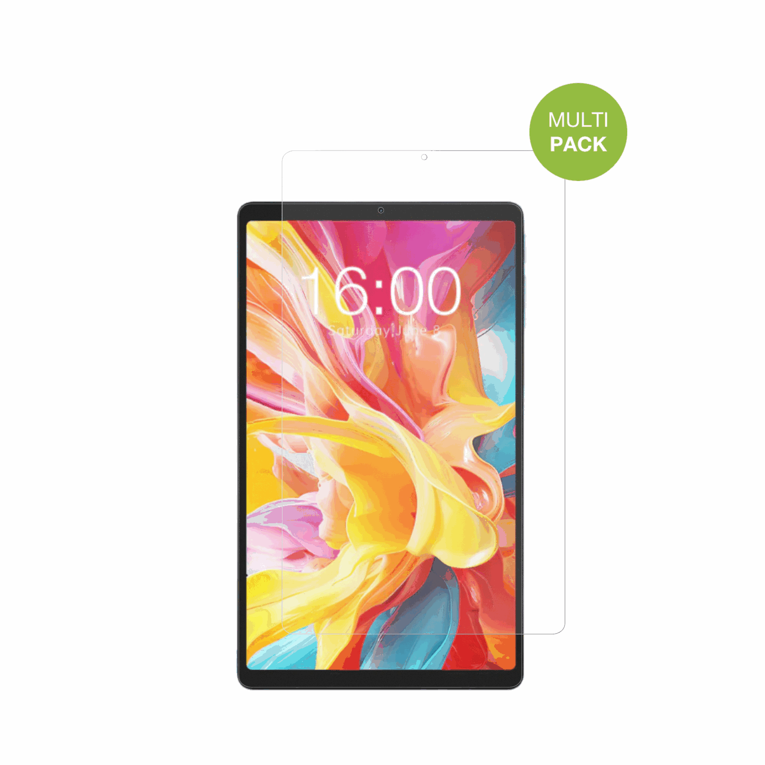 TeclastT50 Mini mit aufgebrachter dipos Displayschutzfolie, die l�stige Fingerabdr�cke minimiert
