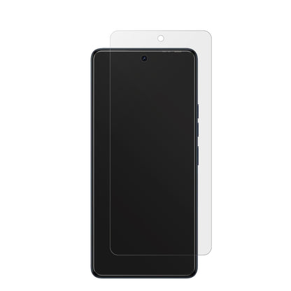 TecnoCamon 20 mit aufgebrachter dipos Displayschutzfolie, die lästige Fingerabdrücke minimiert