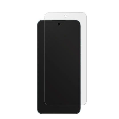 TecnoSpark 30C 5G mit aufgebrachter dipos Displayschutzfolie, die lästige Fingerabdrücke minimiert