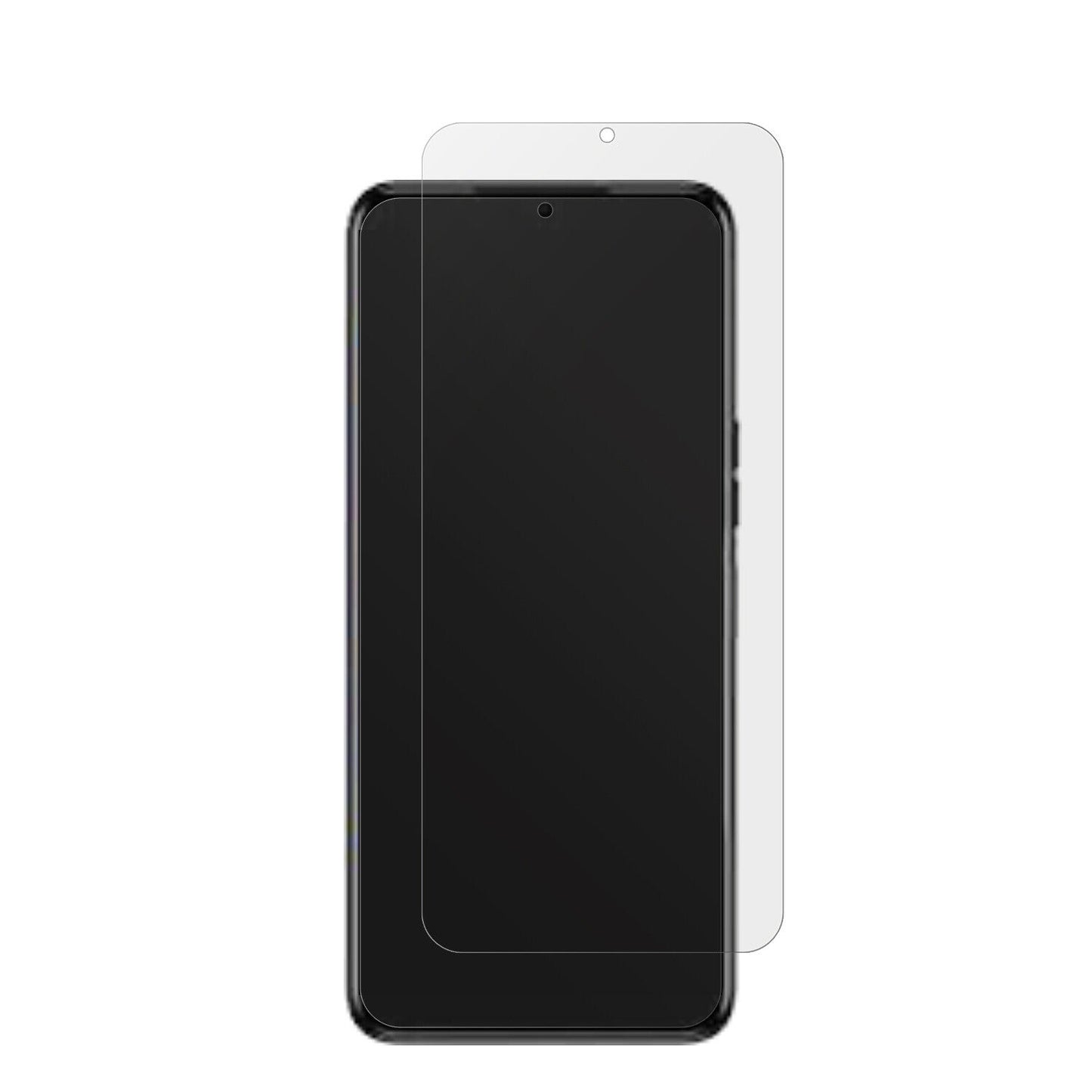 TecnoSpark 9T mit aufgebrachter dipos Displayschutzfolie, die lästige Fingerabdrücke minimiert