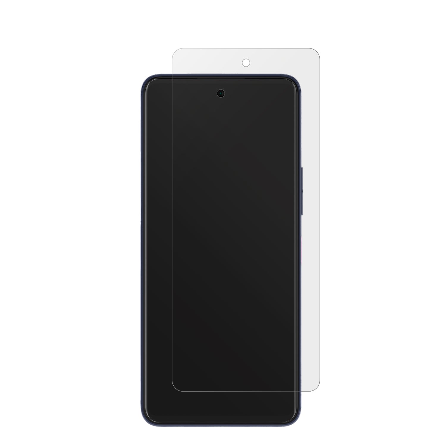 TelekomT Phone 2 Pro mit aufgebrachter dipos Displayschutzfolie, die lästige Fingerabdrücke minimiert