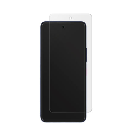 TelekomT Phone 2 Pro mit aufgebrachter dipos Displayschutzfolie, die lästige Fingerabdrücke minimiert