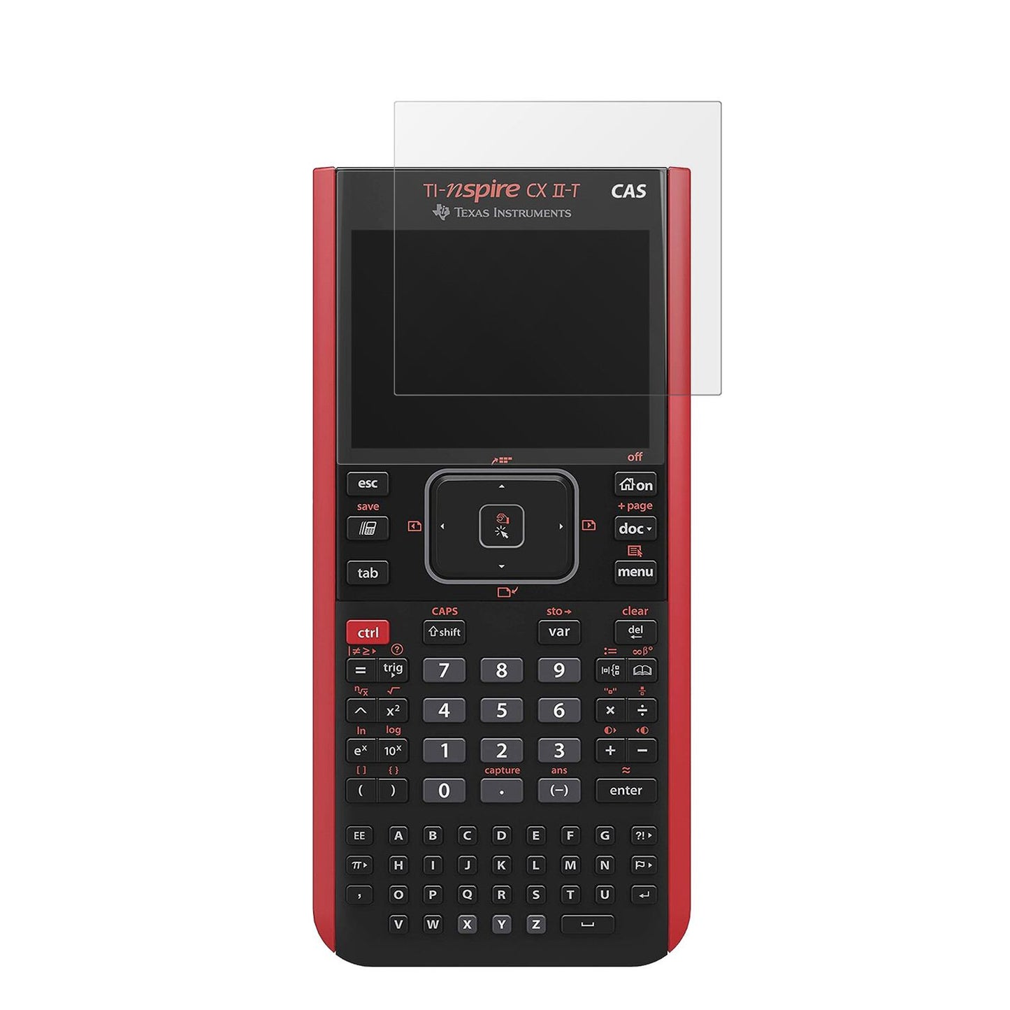 Texas InstrumentsCX CAS II FC TI-Nspire CX II-T CAS mit aufgebrachter dipos Displayschutzfolie, die lästige Fingerabdrücke minimiert