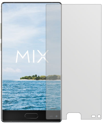 UlefoneMix mit aufgebrachter dipos Displayschutzfolie, die lästige Fingerabdrücke minimiert